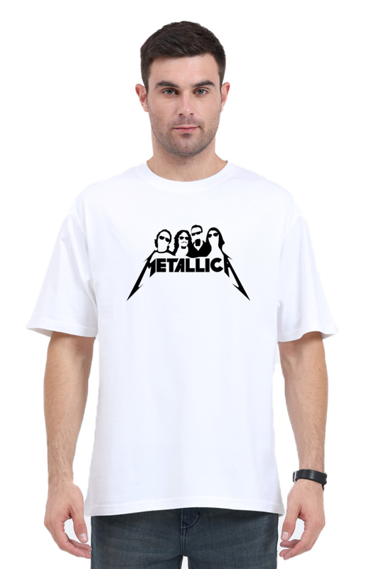 Metallica Puff Printed Oversized T-Shirt