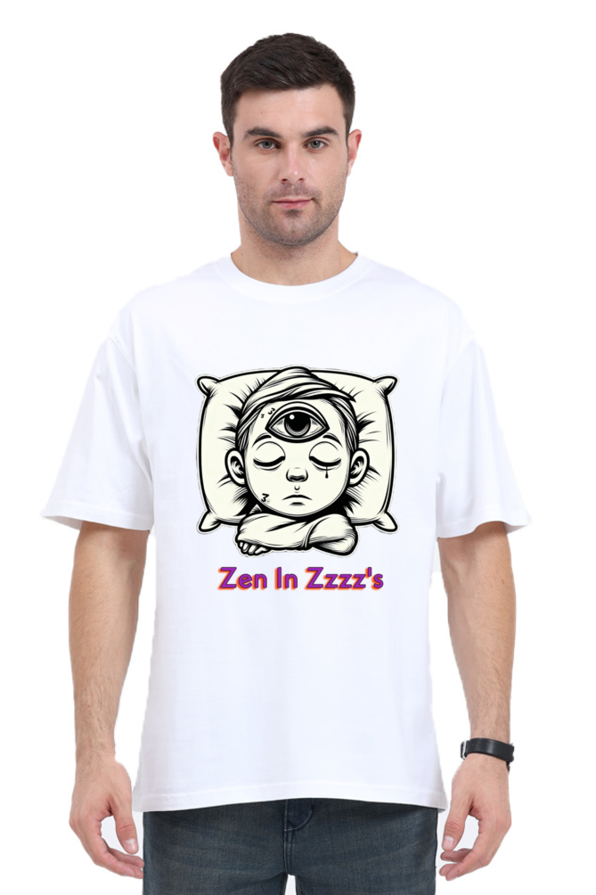 Zen Printed Unisex Oversized T-Shirt