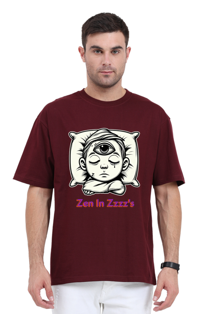 Zen Printed Unisex Oversized T-Shirt