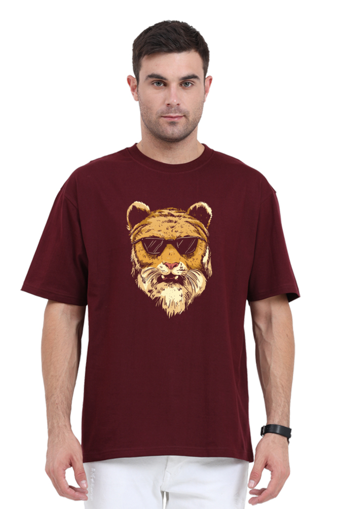 Cool Wild Cat Oversized T-Shirt