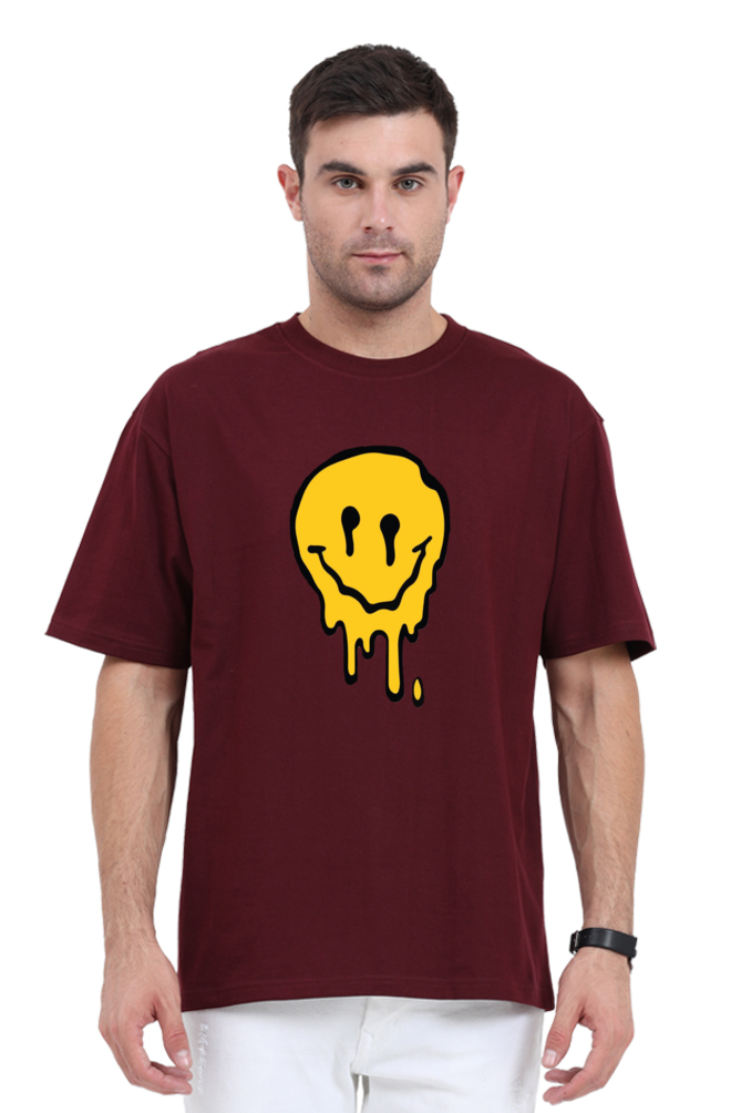 Melting Smiley Oversized T-Shirt