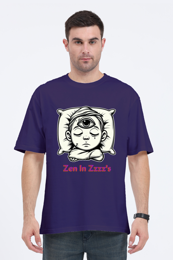 Zen Printed Unisex Oversized T-Shirt