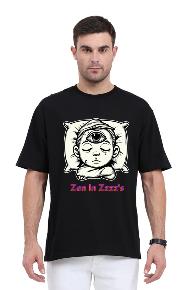 Zen Printed Unisex Oversized T-Shirt