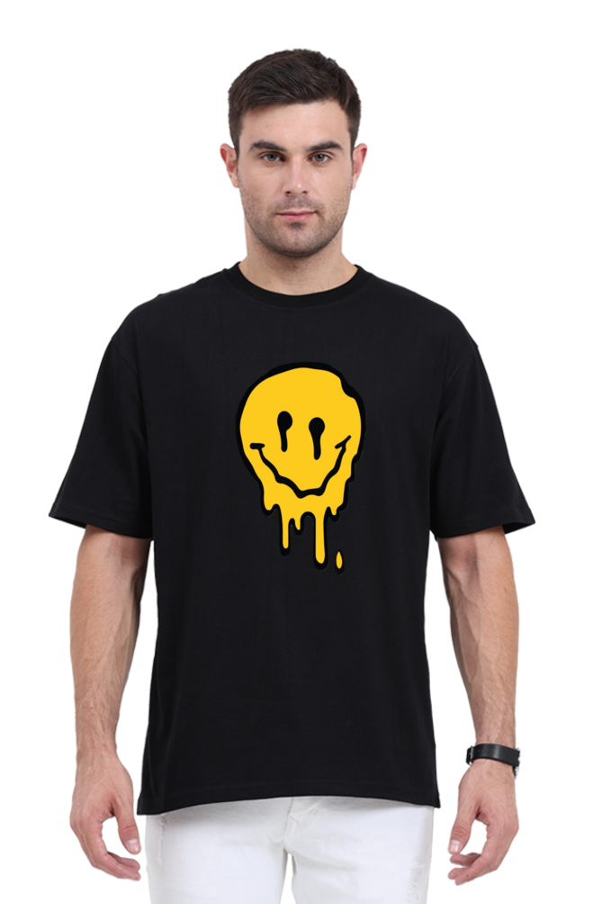 Melting Smiley Oversized T-Shirt