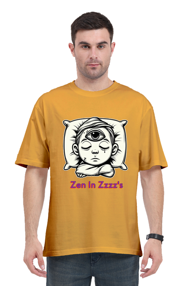 Zen Printed Unisex Oversized T-Shirt