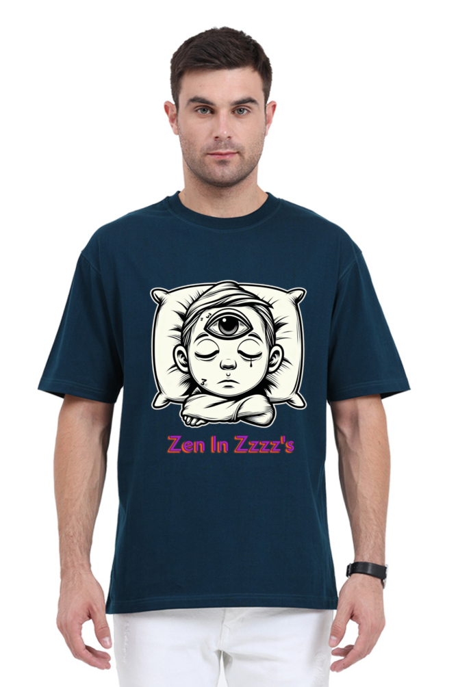 Zen Printed Unisex Oversized T-Shirt