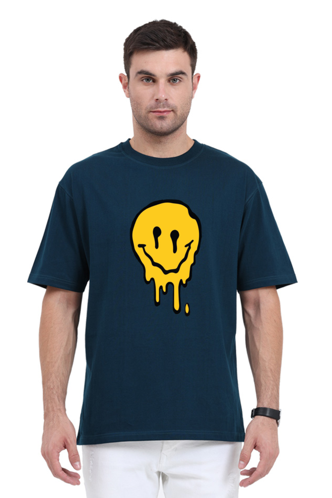 Melting Smiley Oversized T-Shirt