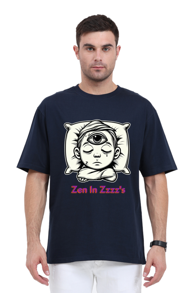 Zen Printed Unisex Oversized T-Shirt