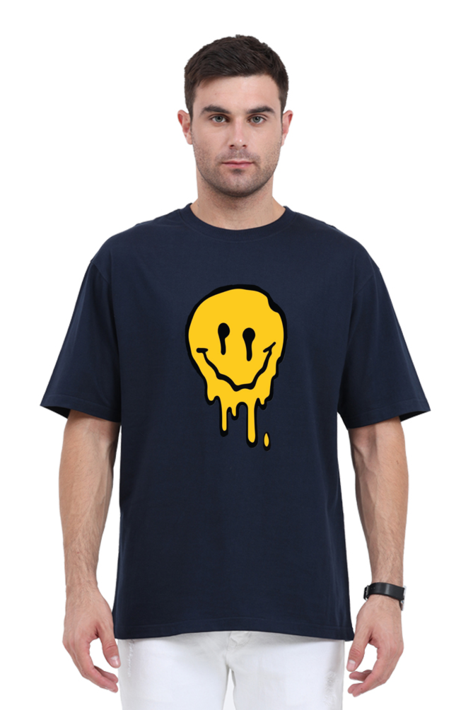 Melting Smiley Oversized T-Shirt