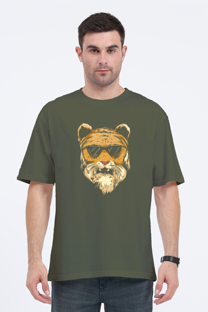 Cool Wild Cat Oversized T-Shirt