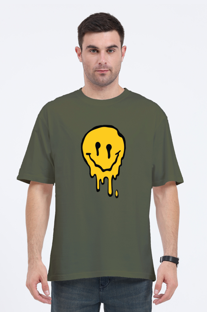 Melting Smiley Oversized T-Shirt