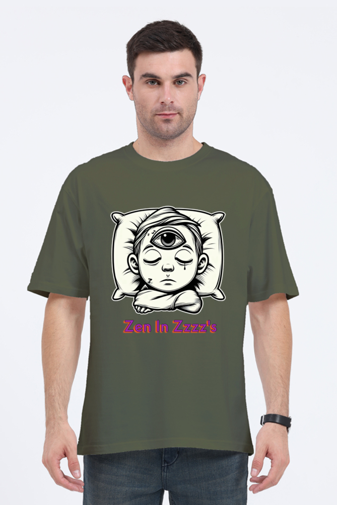 Zen Printed Unisex Oversized T-Shirt