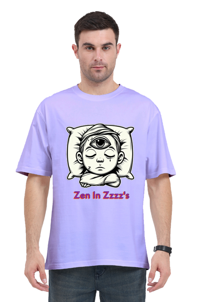 Zen Printed Unisex Oversized T-Shirt