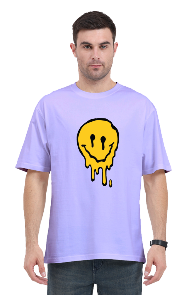 Melting Smiley Oversized T-Shirt