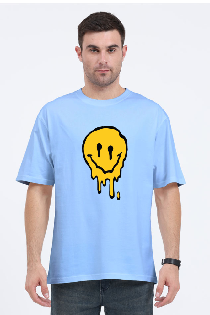 Melting Smiley Oversized T-Shirt