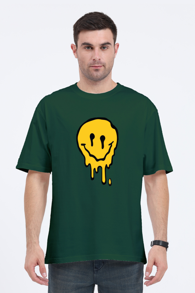 Melting Smiley Oversized T-Shirt