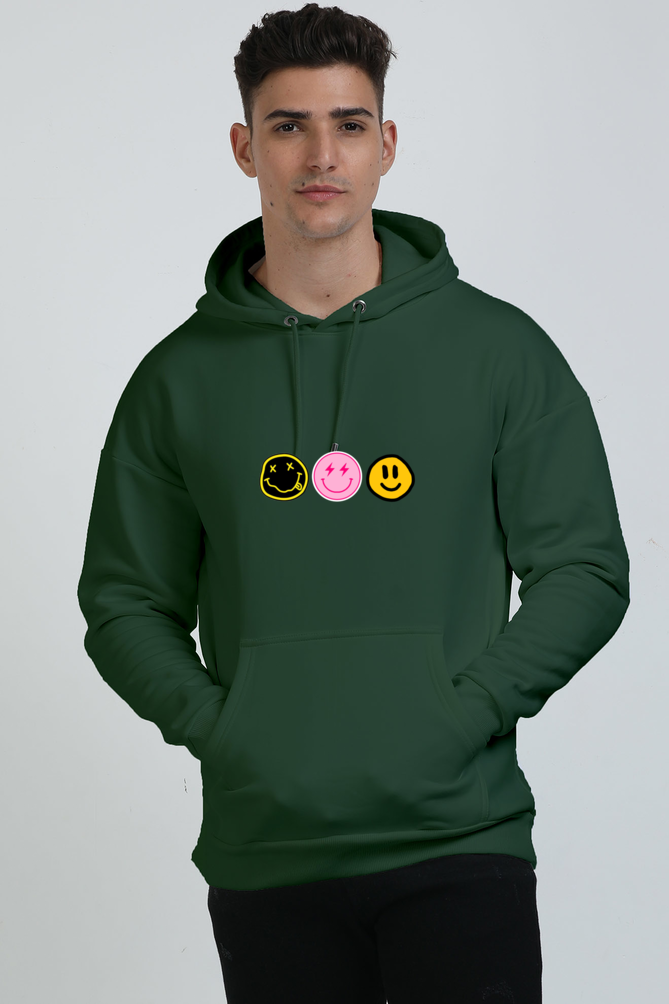 Smileys Printed Oversized Hoodie