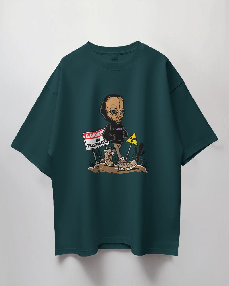 Walking Alien Oversized T-Shirt