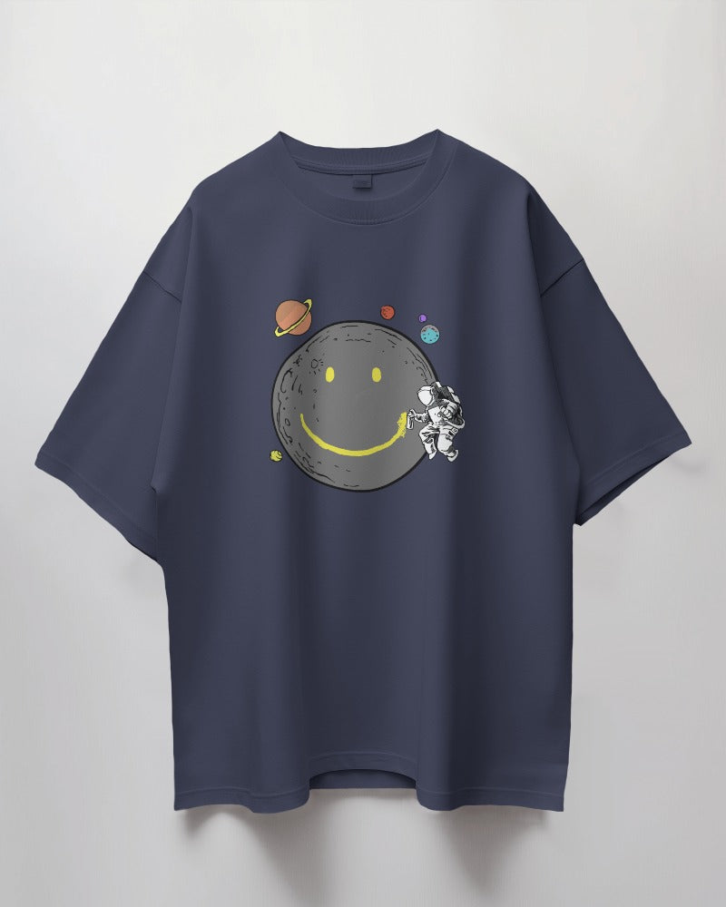 Moon Graffiti Oversized T-Shirt