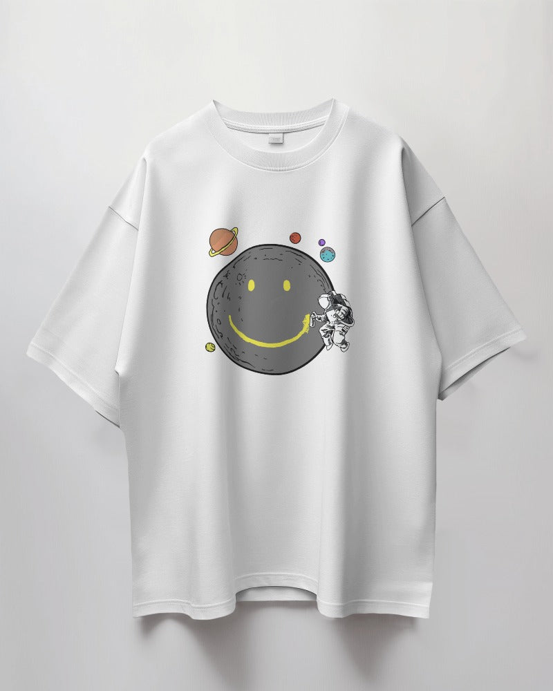 Moon Graffiti Oversized T-Shirt