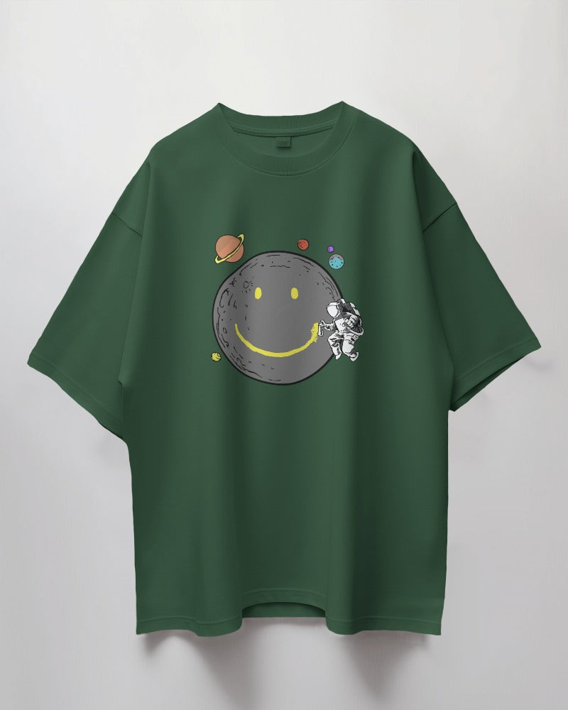 Moon Graffiti Oversized T-Shirt