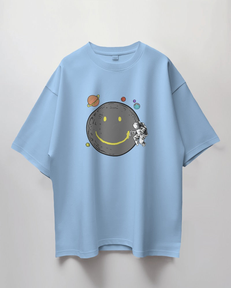 Moon Graffiti Oversized T-Shirt