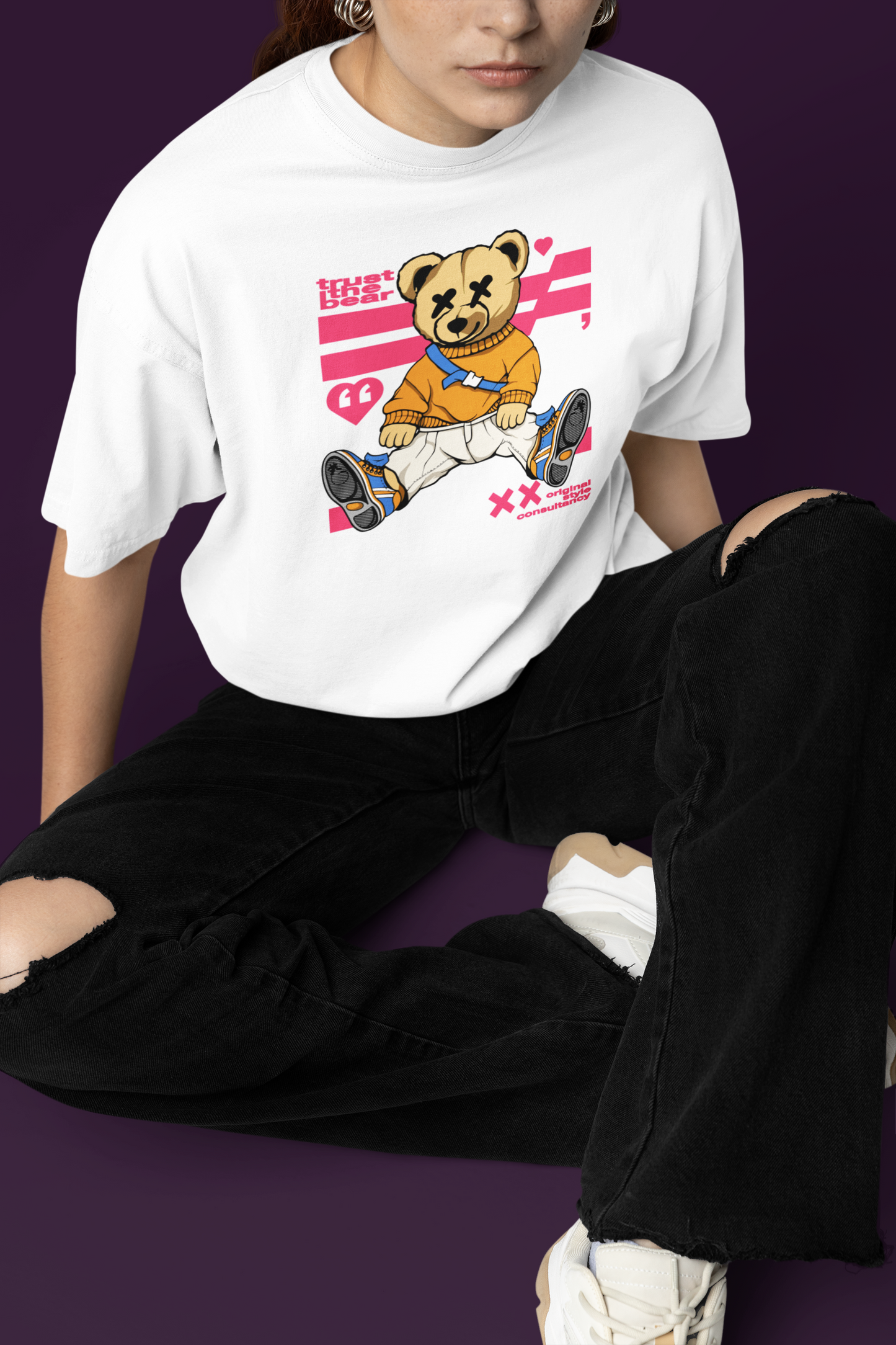 Trust The Bear Oversized T-Shirt