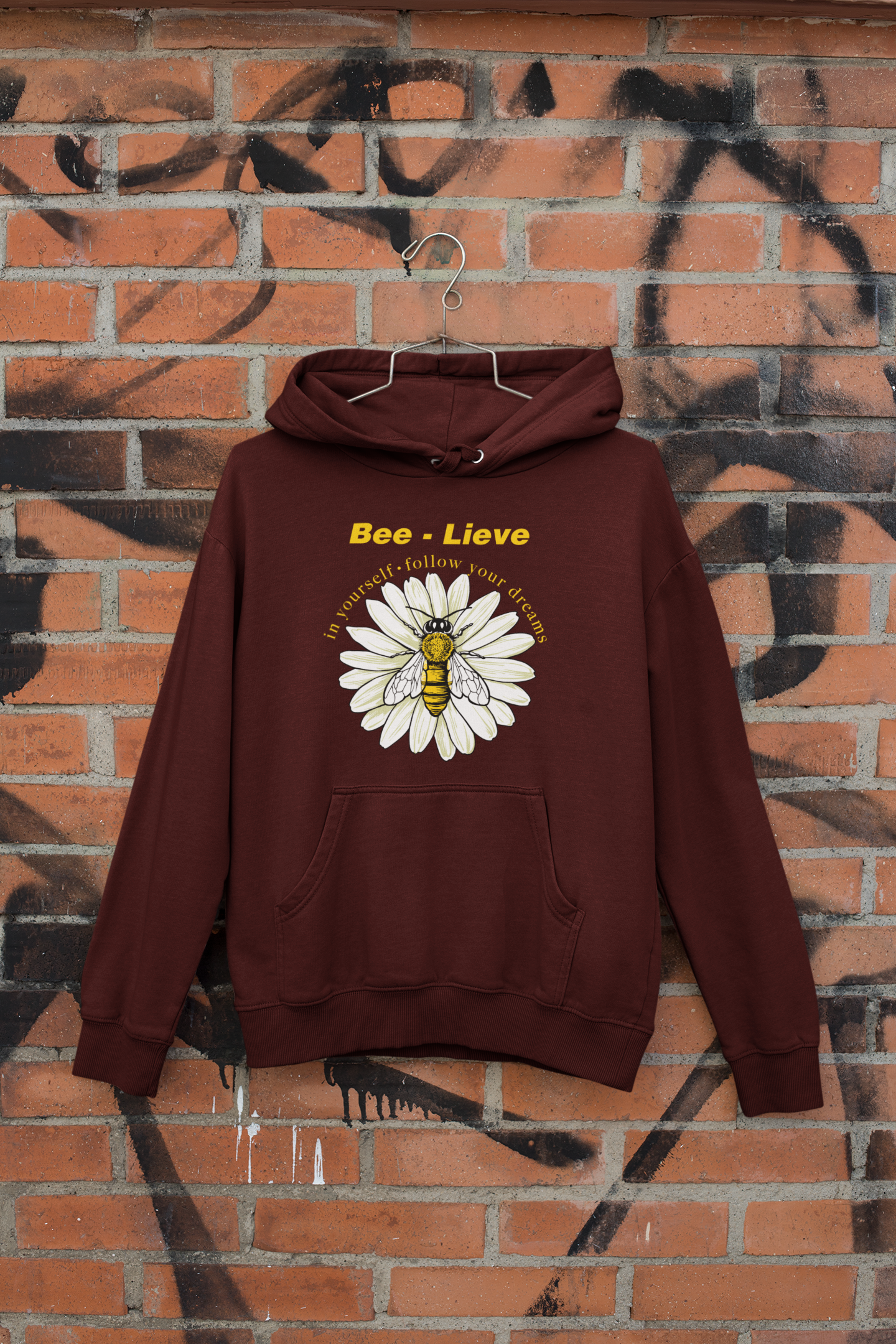 Bee-Lieve Oversized Hoodie