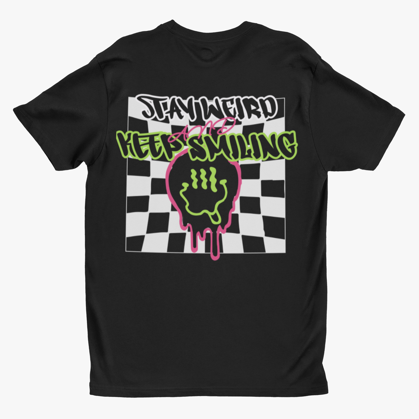 Stay Weird And Keep Smiling Oversized T-Shirt