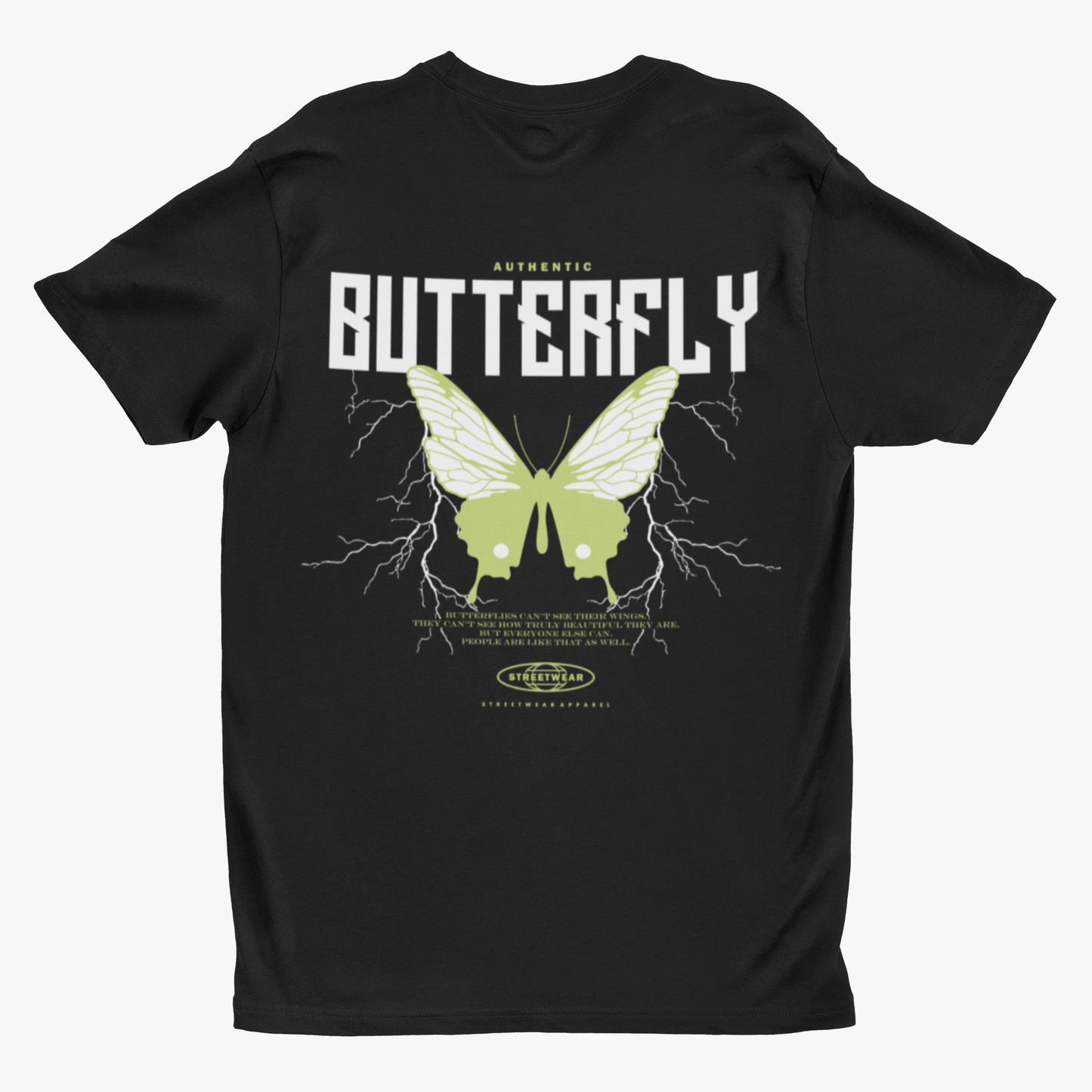 Authentic Butterfly Oversized T-Shirt