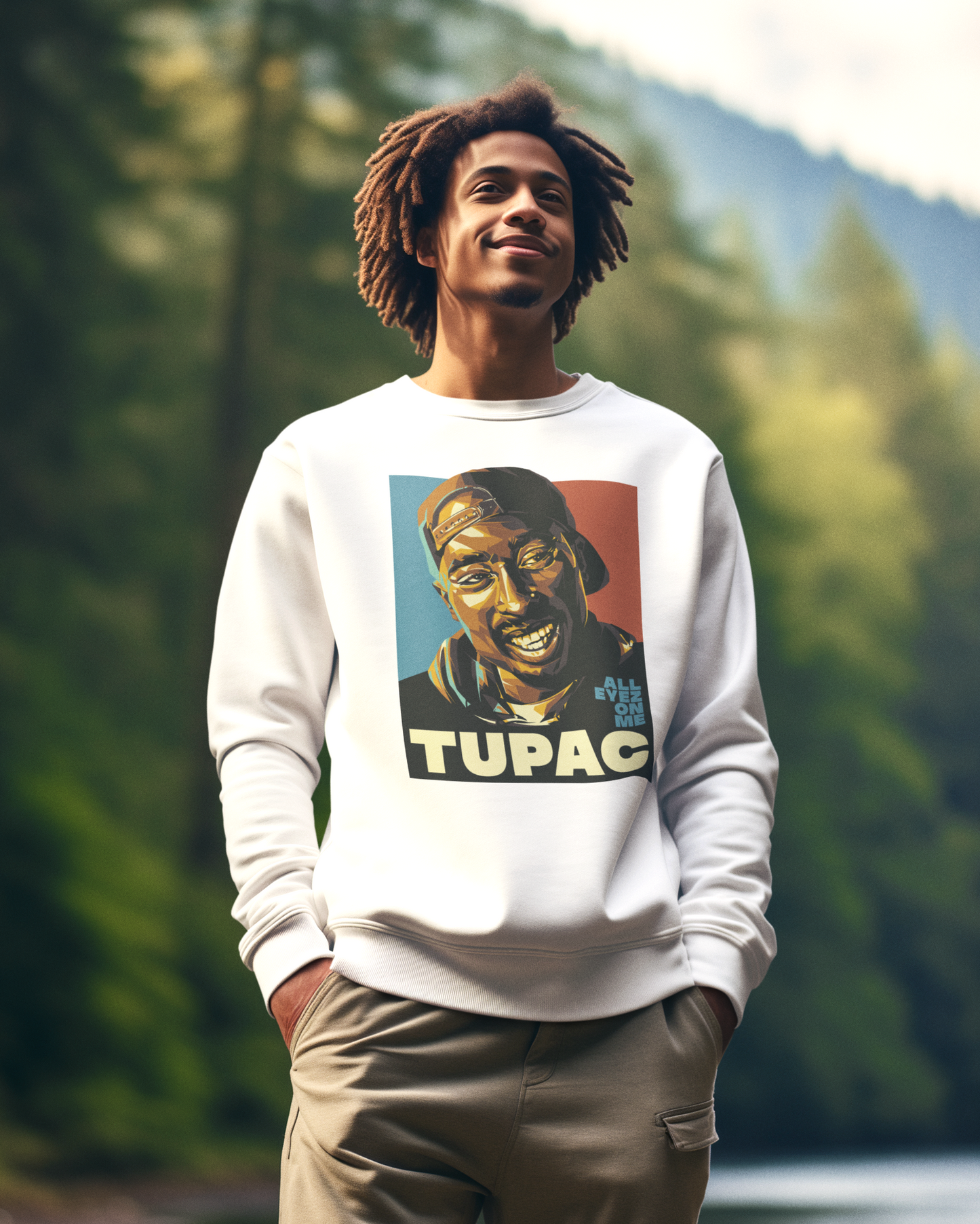 Tupac Oversized Sweatshirt