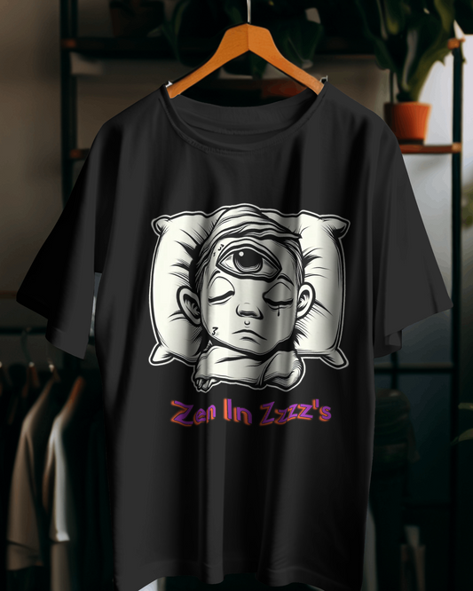 Zen Printed Unisex Oversized T-Shirt