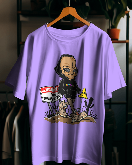 Walking Alien Oversized T-Shirt