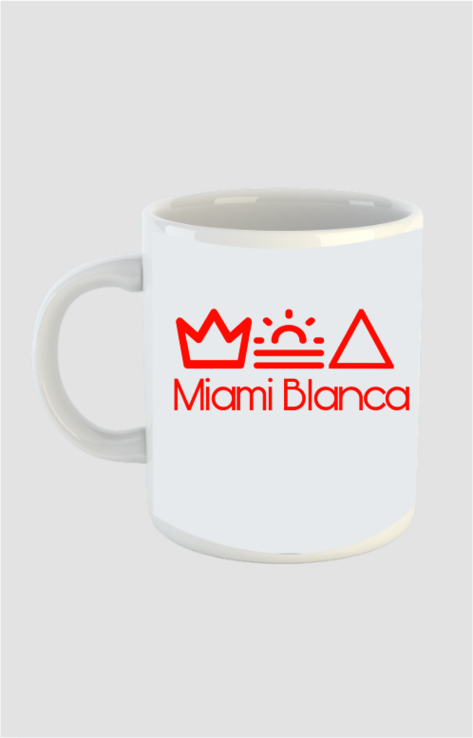 Miami Blanca Printed Coffee Mug